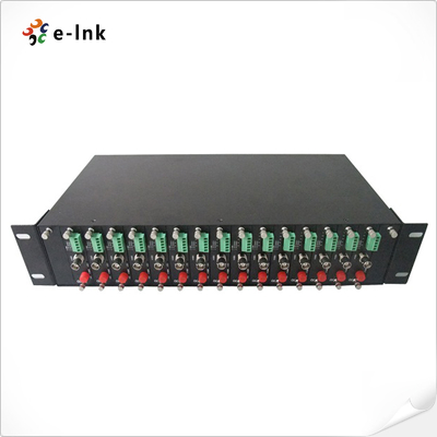16 Slots Video Converter Rack 1Ch veya 2Ch Kart tipi Video Converter'ların eşzamanlı çalışmasını destekler