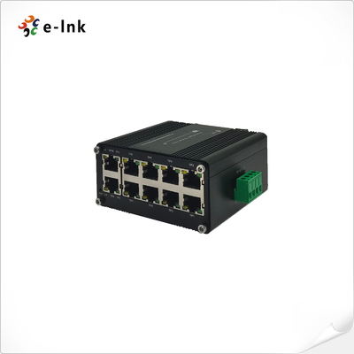 Mini Endüstriyel 10-Port 10/100/1000M Gigabit Ethernet Switch Kompakt DIN Ray