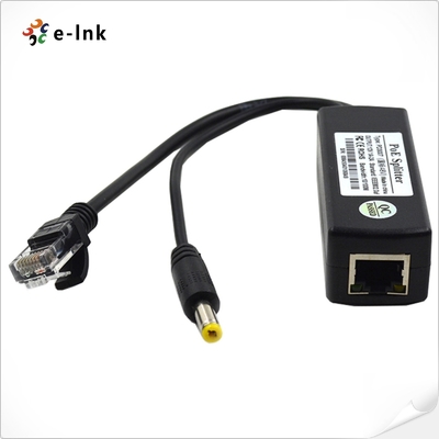 12V PoE Splitter Uluslararası standardı IEEE802.3 af ((15.4W) destekliyor