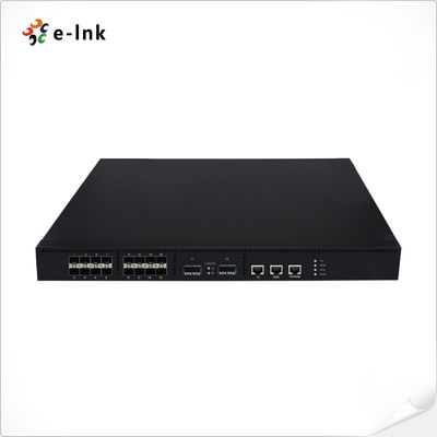 L3 Yönetilen 16 Portlu 10G SFP + 2 Portlu 40G QSFP+ Fiber Switch