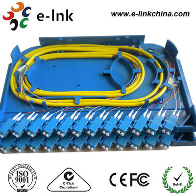 1 metrelik çok renkli 12 lifli Toplu Fan-out OM3 LC pigtail