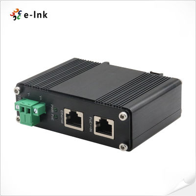 Endüstriyel PoE++ Splitter 19VDC 802.3bt Gigabit 100m IP40 DIN Rail