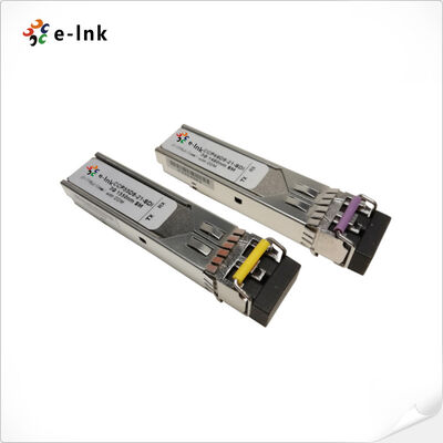 HD-SDI CWDM SFP Optik Alıcı 1270-1610nm 40km MSA Uyumlu