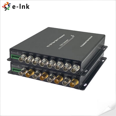 RS485 ile 4 Kanal 3G-SDI Fiber Converter 20km Yayın