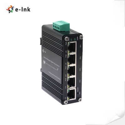 Ağ Kurulumu İçin Mini Endüstriyel Yönetilebilir 5 Port PoE Anahtarı