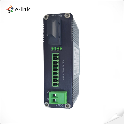 Endüstriyel Seri RS232 / RS485 / RS422 Fiber Optic Modem SC SM 1310nm, 20km