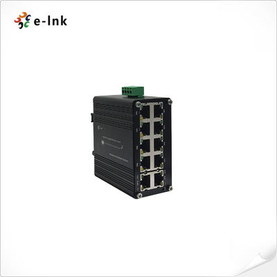 Mini Endüstriyel 10 Bağlantı Noktalı 10/100/1000T Kompakt Ethernet Anahtarı